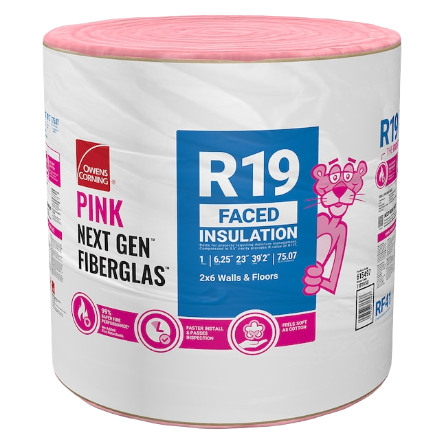 Owens Corning R19K 23 ft. x 39 ft. Roll 75 sq. ft. Insulation