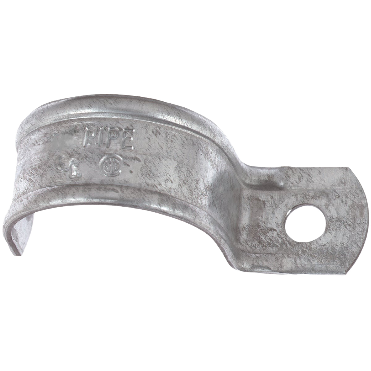 Steel conduit strap with single hole for securing rigid and IMC conduit in electrical applications under $50 collections