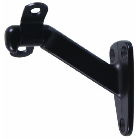 Heavy-duty oil rubbed bronze handrail bracket for secure mounting in hardware and home improvement collections