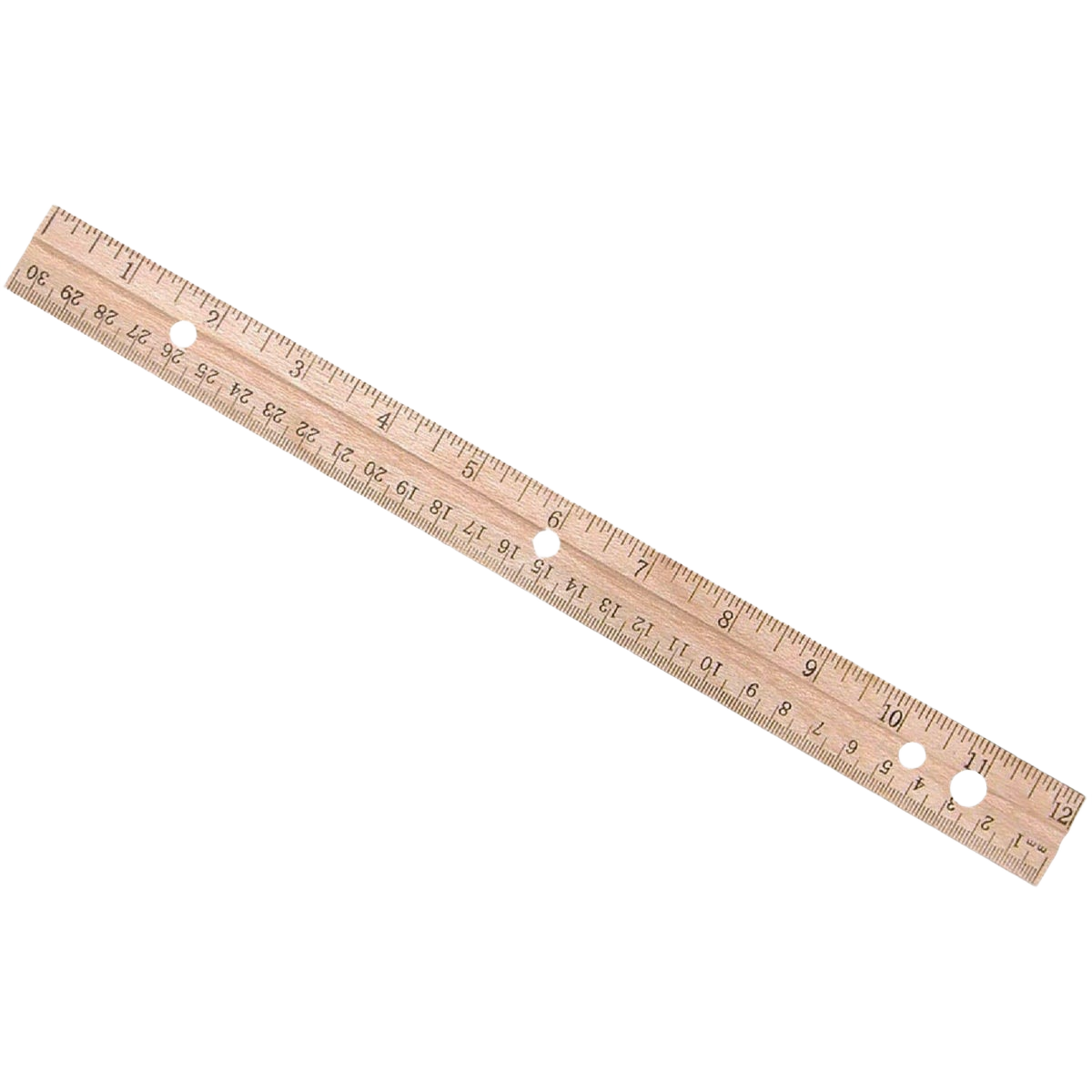 Hardwood measuring stick with dual English and metric scales for woodworking and hand tool collections under 50 dollars