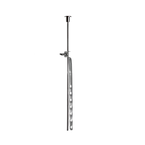 Chrome finish pull rod assembly with adjustable extension for bathroom sink repair in Plumbing Parts & Repair collection