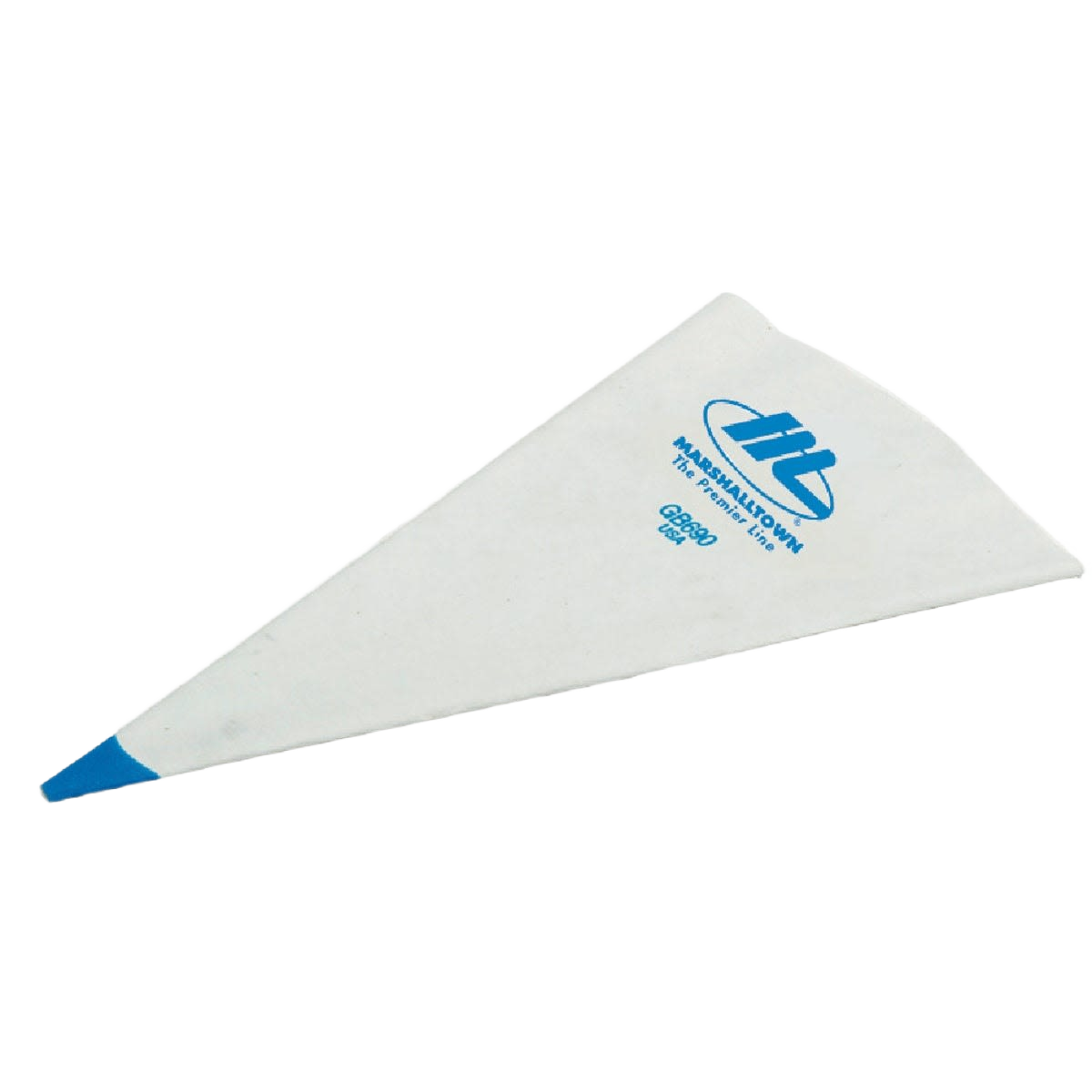 Seamless white plastic grout bag with blue tip for precise grout application in home improvement tools under $50 collection