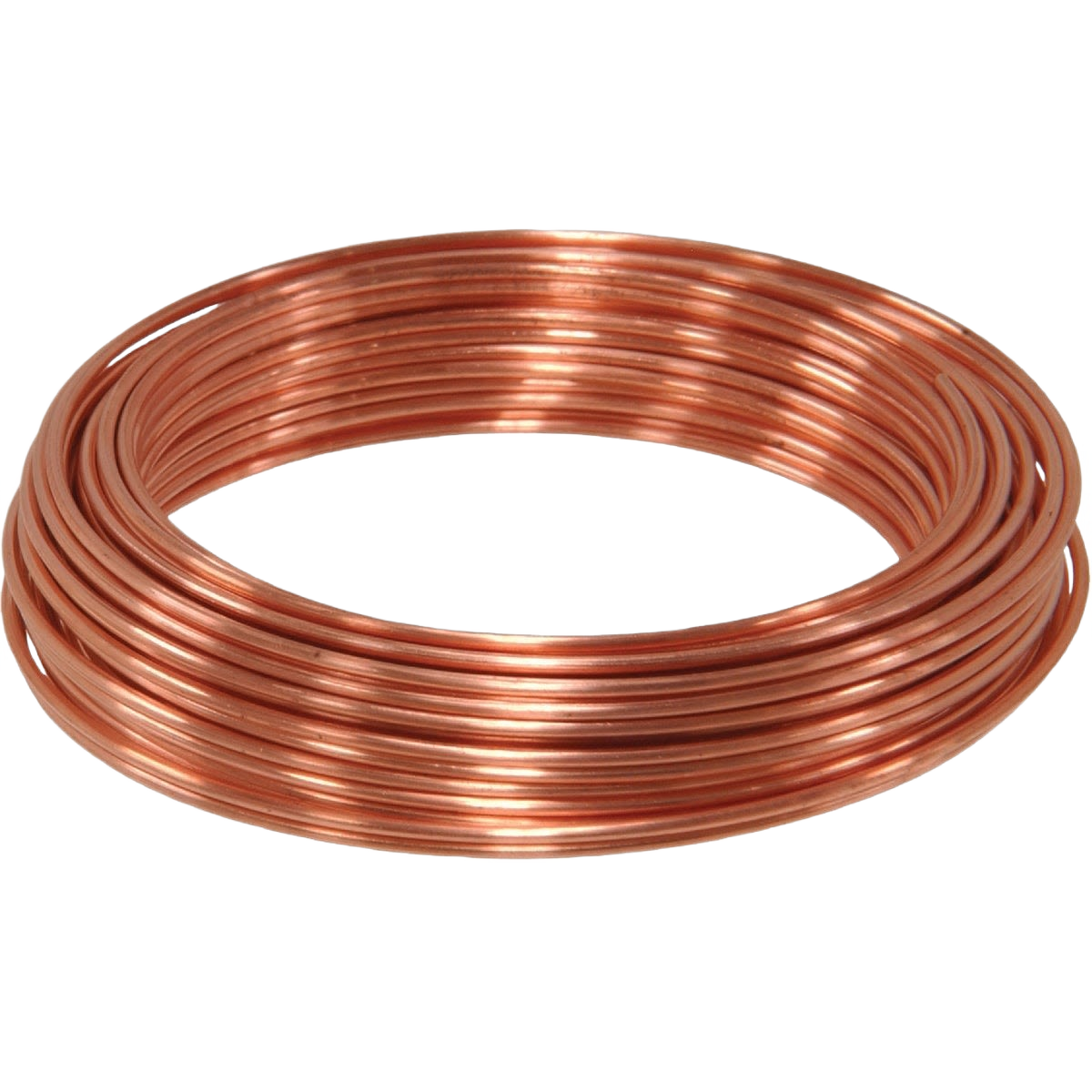 Coiled copper wire spool suitable for general purpose use in tools and home improvement projects