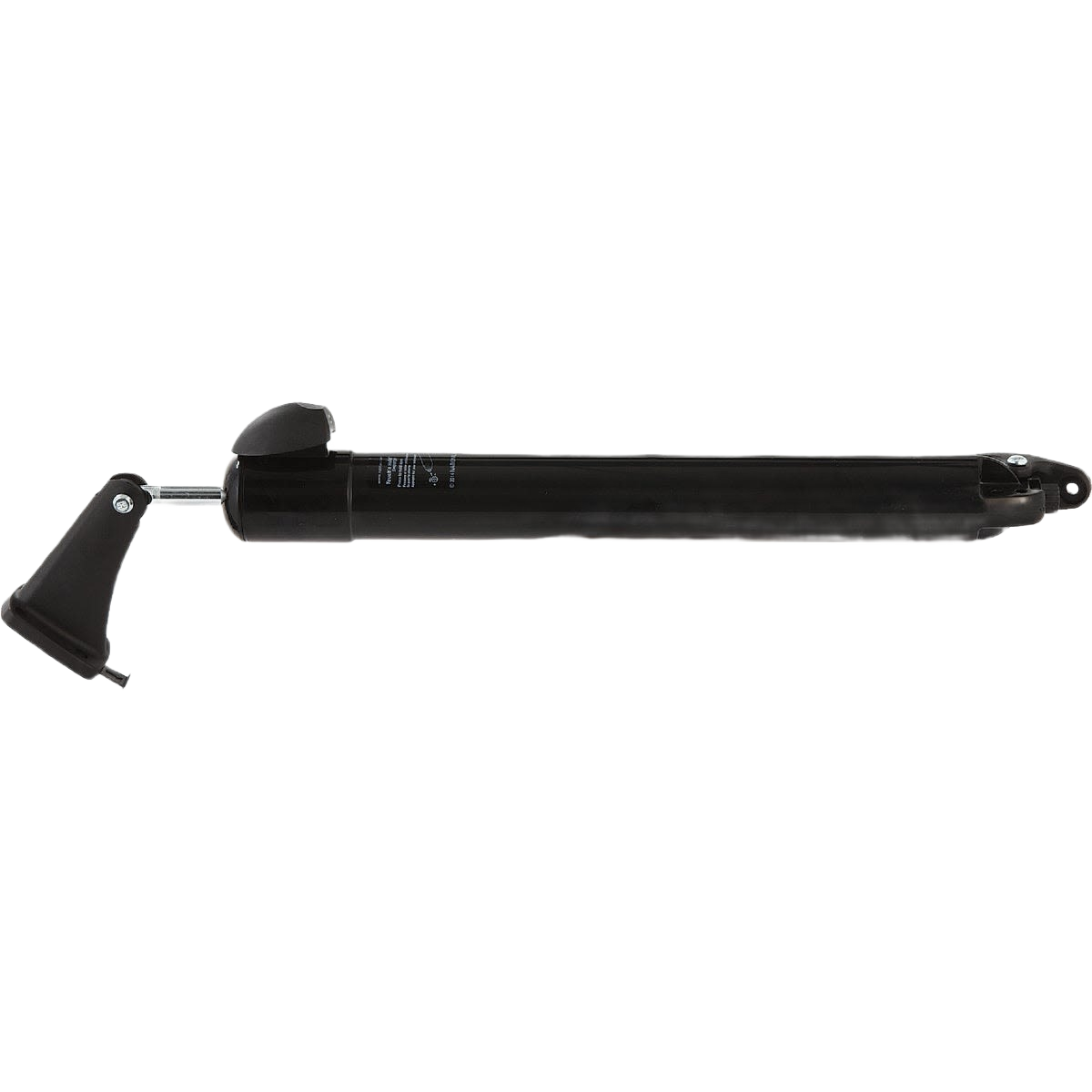 Black smooth screen door closer with adjustable closing speed for light to medium weight doors in home improvement hardware.