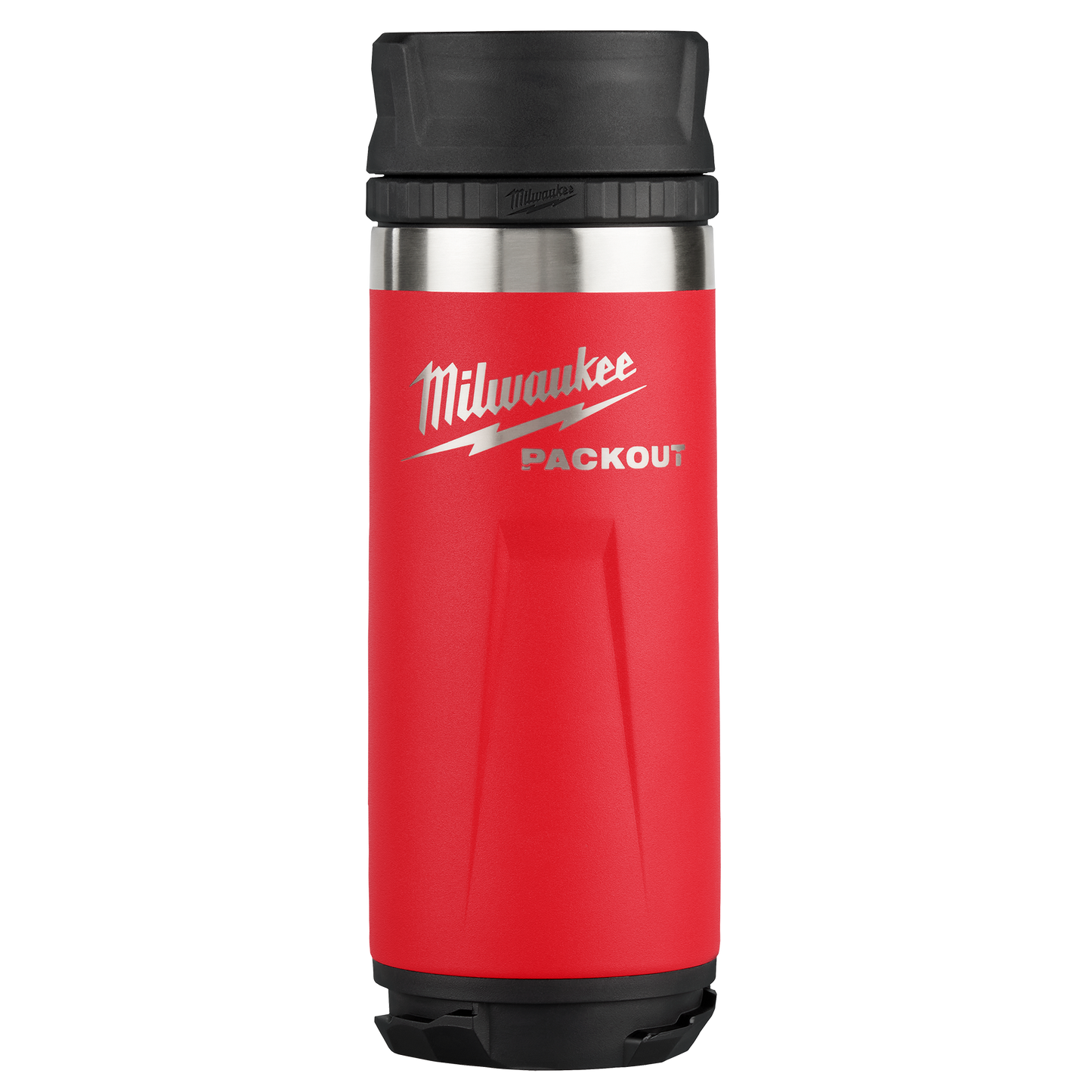 Milwaukee PACKOUT™ 18oz Red Insulated Bottle with Sip Lid