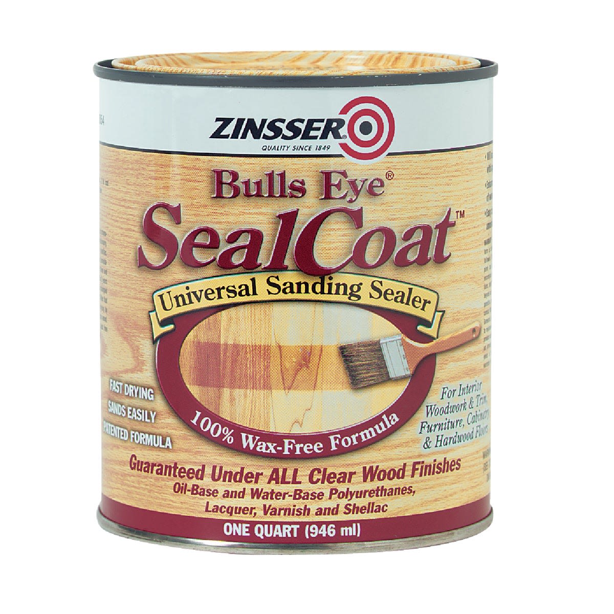 1 quart can of fast drying, wax-free sanding sealer for wood finishing in Stains and Sealers collections