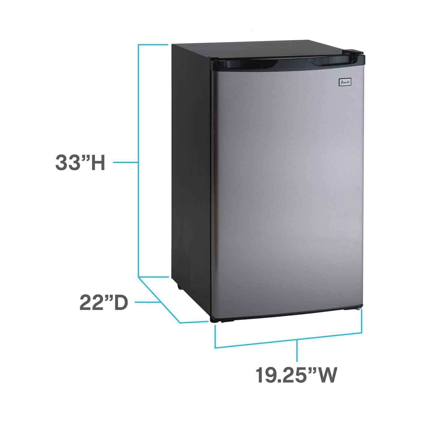 Avanti 4.4 cu. ft. Compact Refrigerator - Stainless Steel