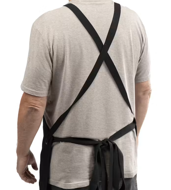 Weber Black Crossback Apron