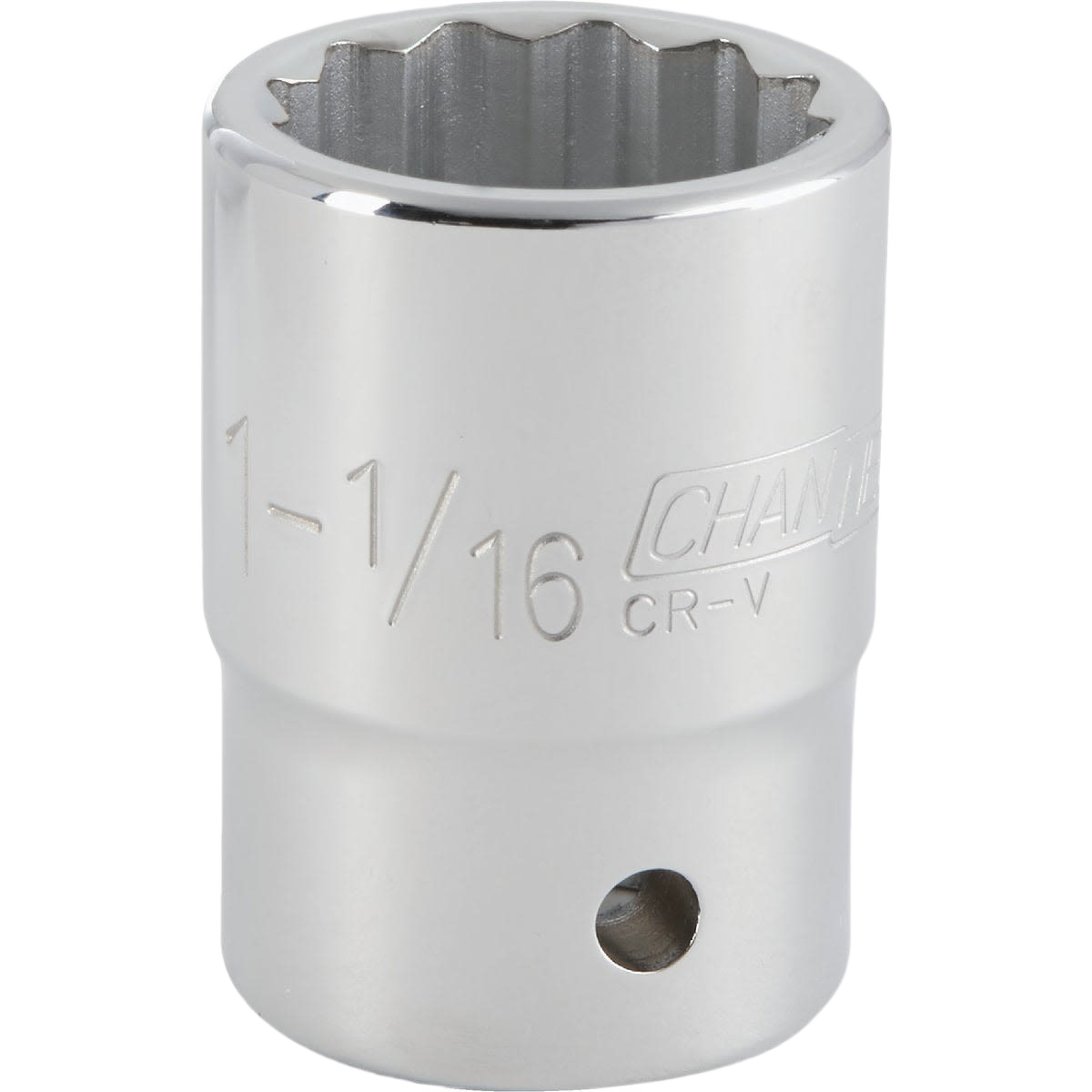 Shallow 12-point 1-1/16 inch socket with 3/4 inch drive for hand tools in woodworking and sockets collections under $50