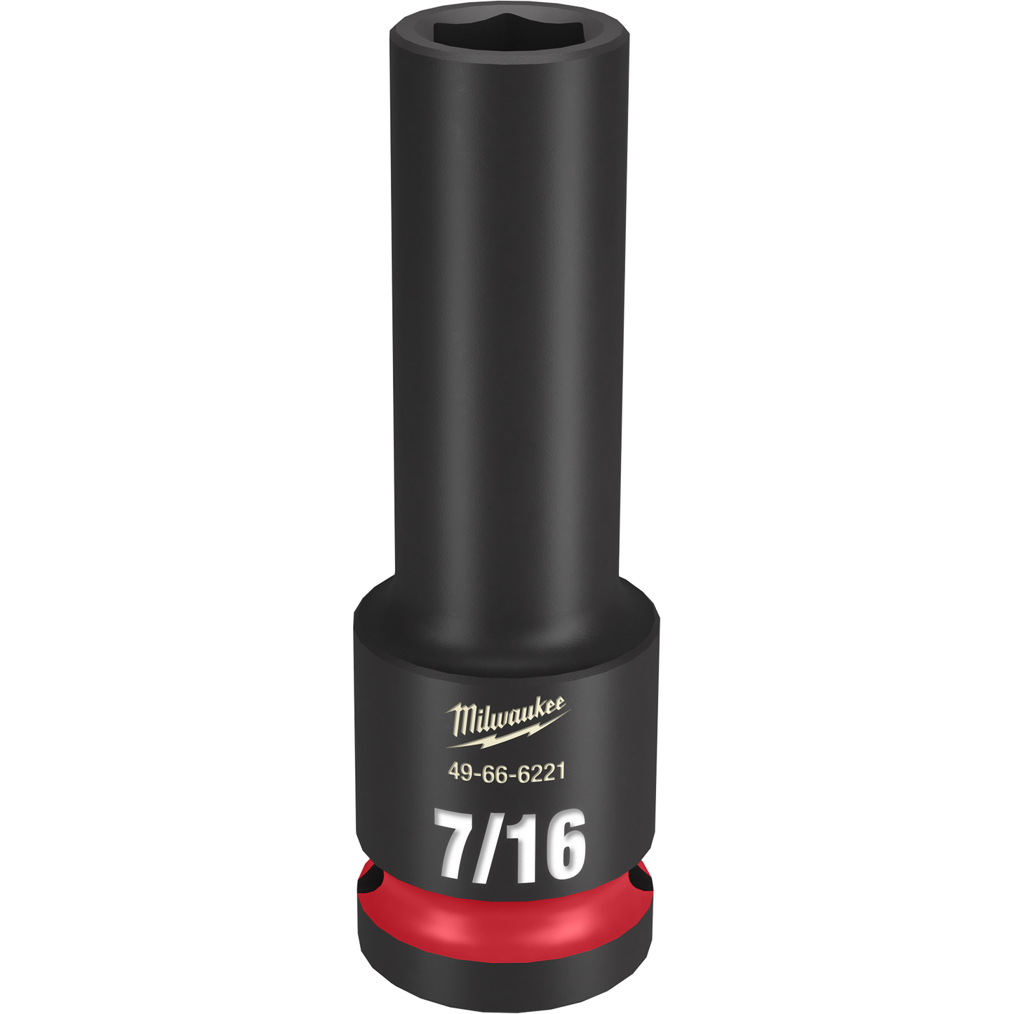 Milwaukee SHOCKWAVE™ Impact Duty 1/2" Drive 7/16" Deep 6 Point Socket
