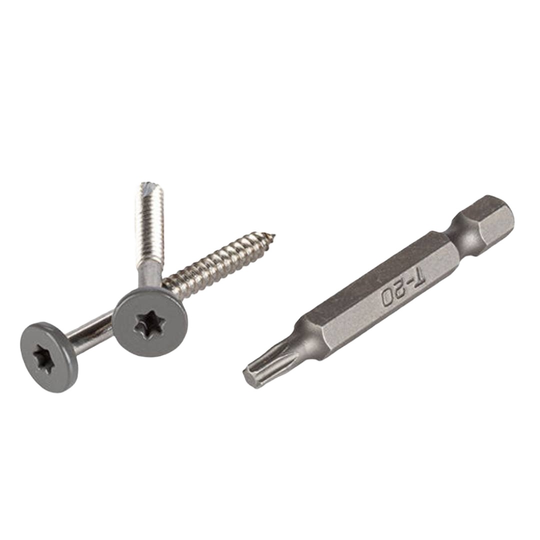 TimberTech 1-3/4" Dark Gray TOPLoc Fascia for PRO and EDGE, 100-Pack