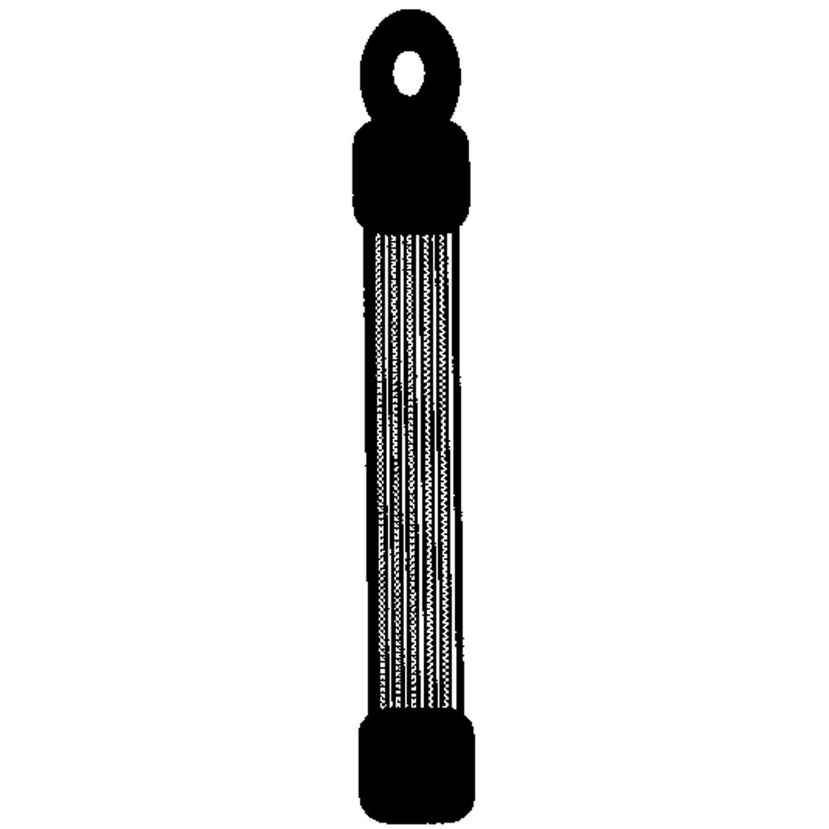 Bundle of flux-coated brazing rods with looped top holder for convenient storage in home improvement projects