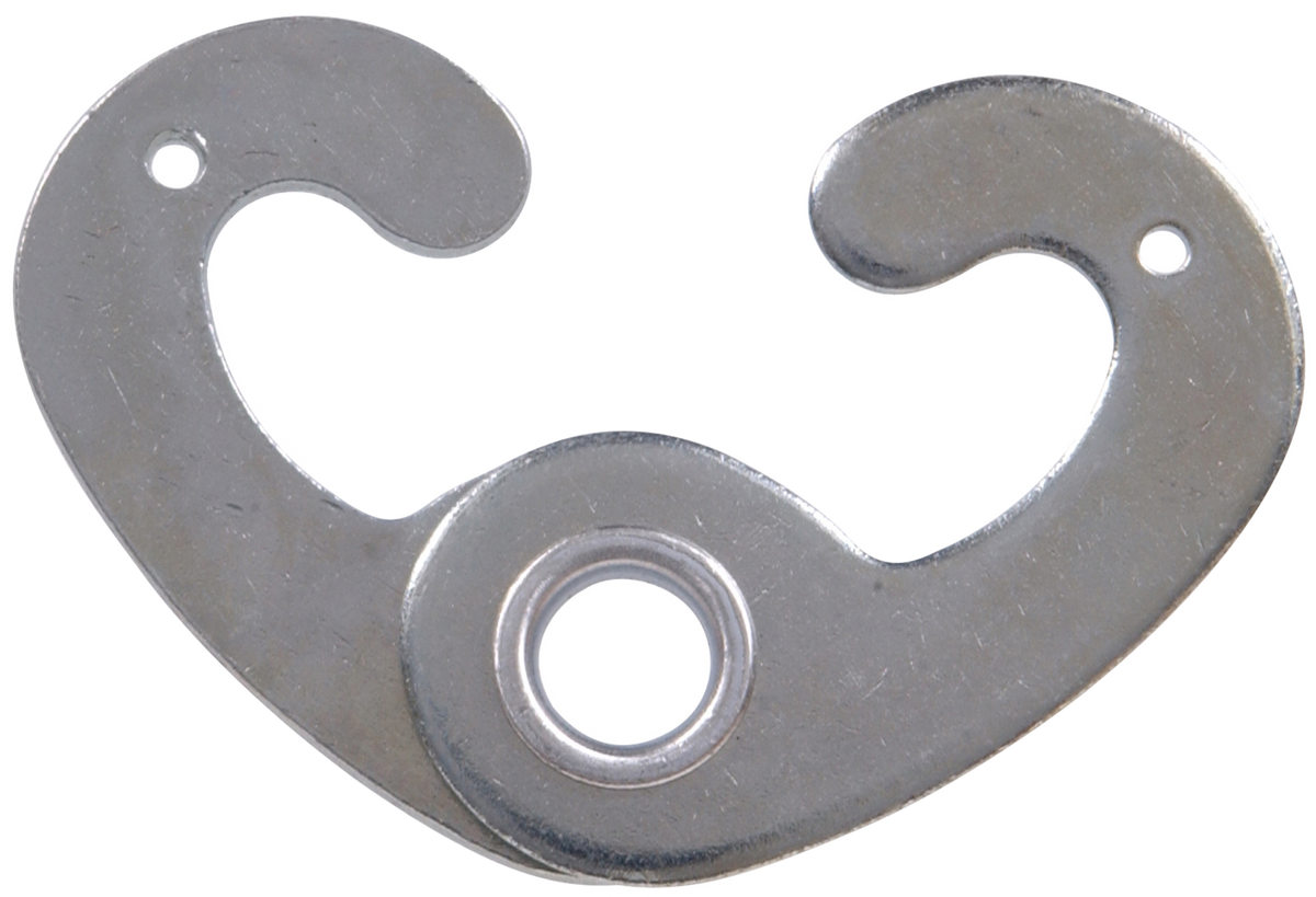 Hardware Essentials Steel Scissor Hook Zinc (1/2" x 3")