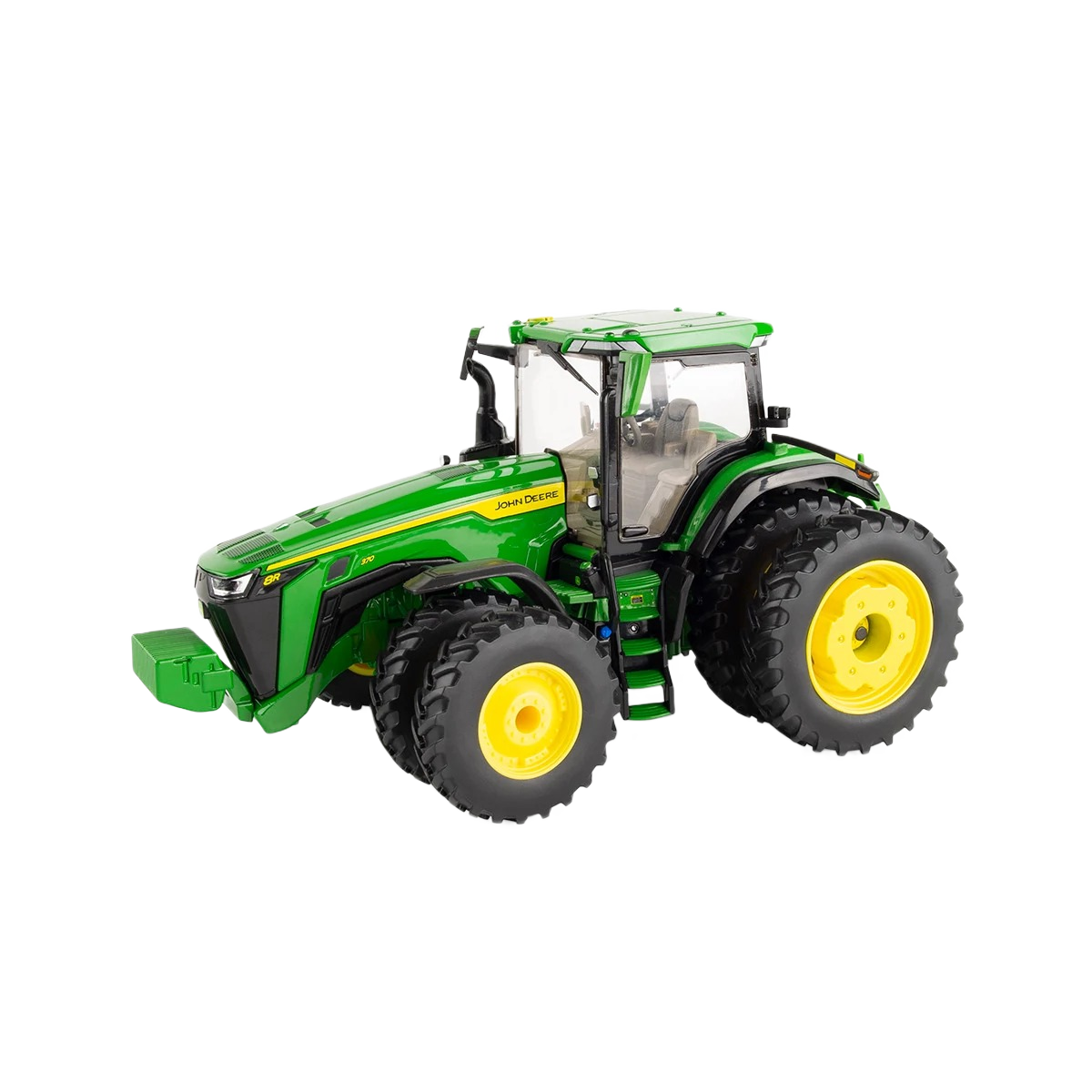 Green toy tractor with dual front and rear yellow wheels from Vehicles & Remote Controlled Toys and Toys & Games collections