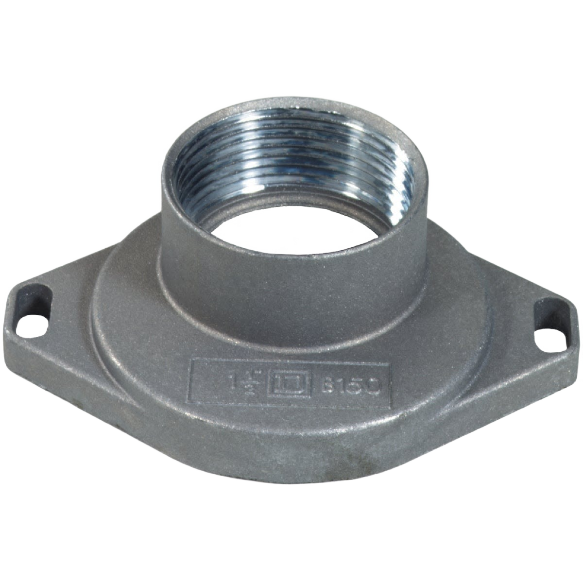 Metal bolt-on conduit hub with threaded opening for electrical conduit and outdoor use under $50 collections