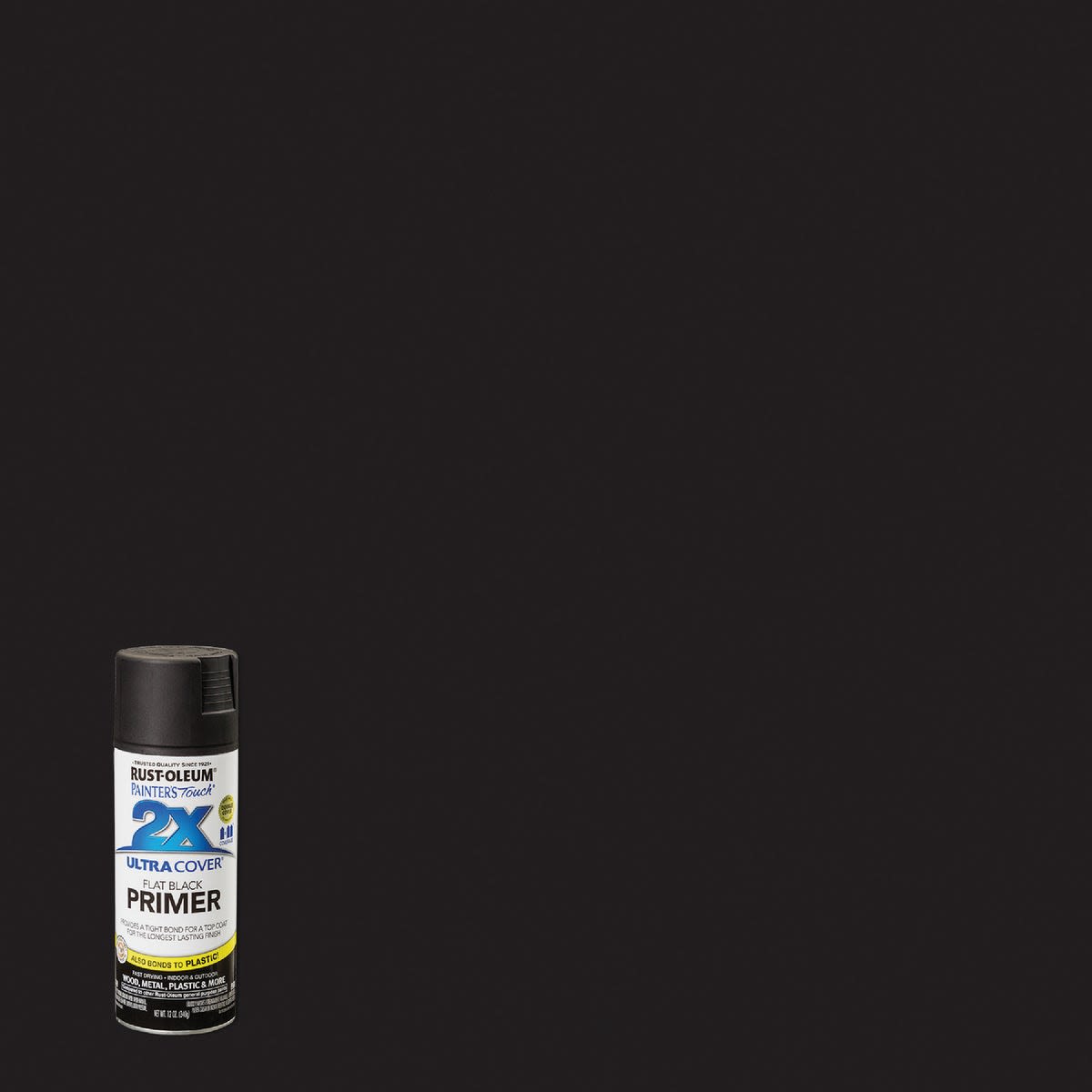 Black flat spray paint and primer can for interior paint and home improvement projects under $50 collection