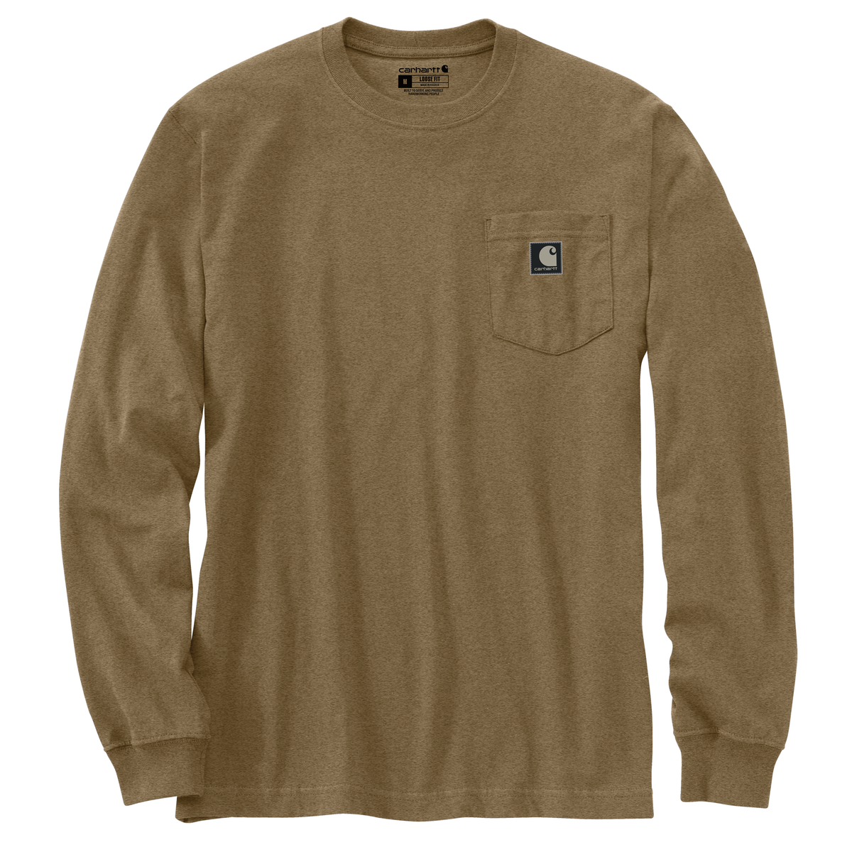 Carhartt Men's Irvine Relaxed Camo Badge Long Sleeve T-Shirt