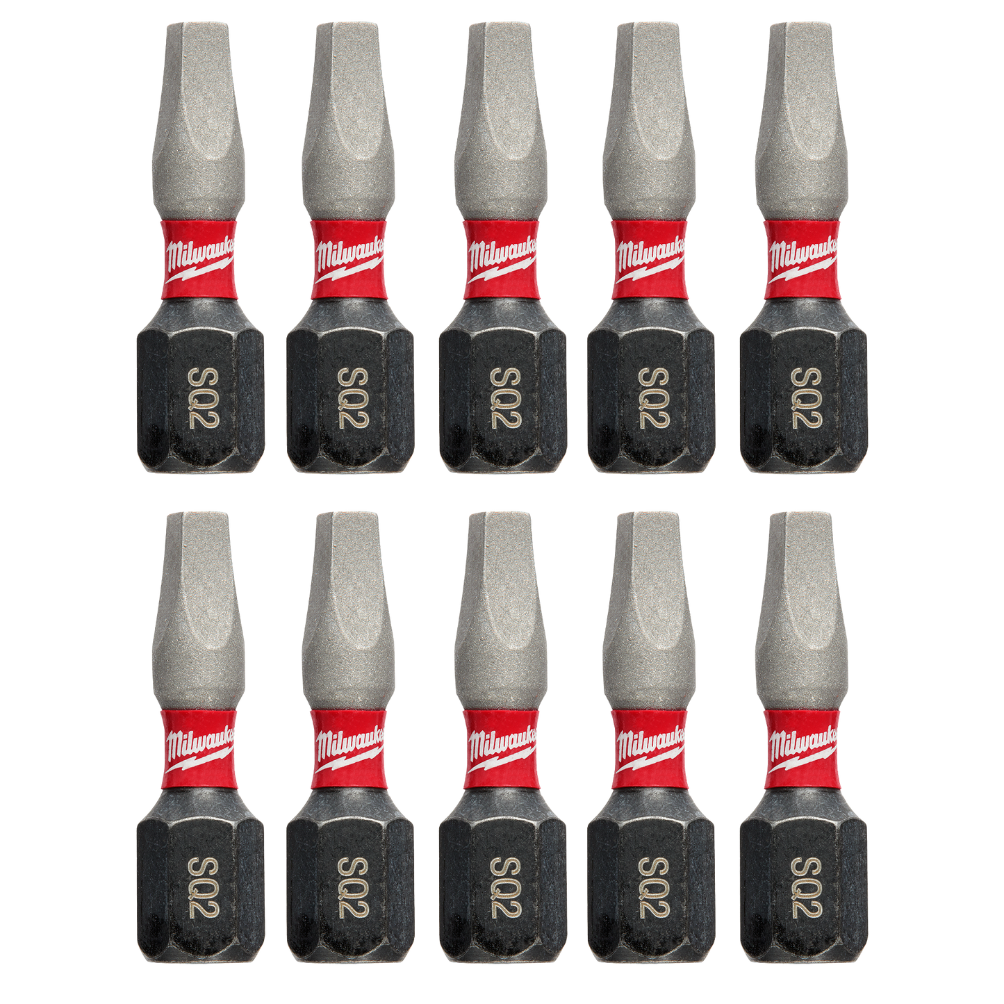 Milwaukee SHOCKWAVE™ 1" SQ2 Impact Bit (10 Contractor PK)