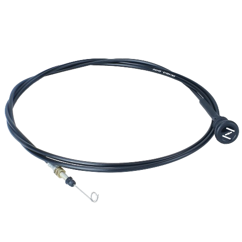 Black throttle control push pull cable with metal fitting, for John Deere parts and lubricants under $100 collection