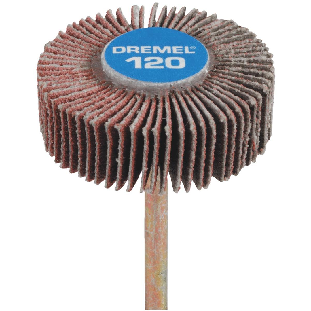 120-grit flap wheel for smoothing and finishing in rotary and power tool accessories under $50 collection