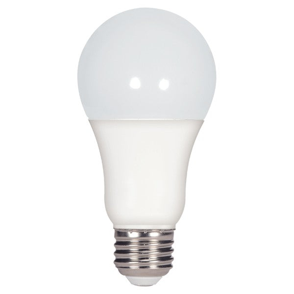 Energy-efficient LED light bulb with warm glow and medium screw base for home improvement lighting needs