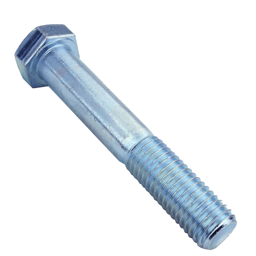 Zinc-plated John Deere cap screw with hex head and threaded shaft, suitable for John Deere parts and home improvement projects under $50 category