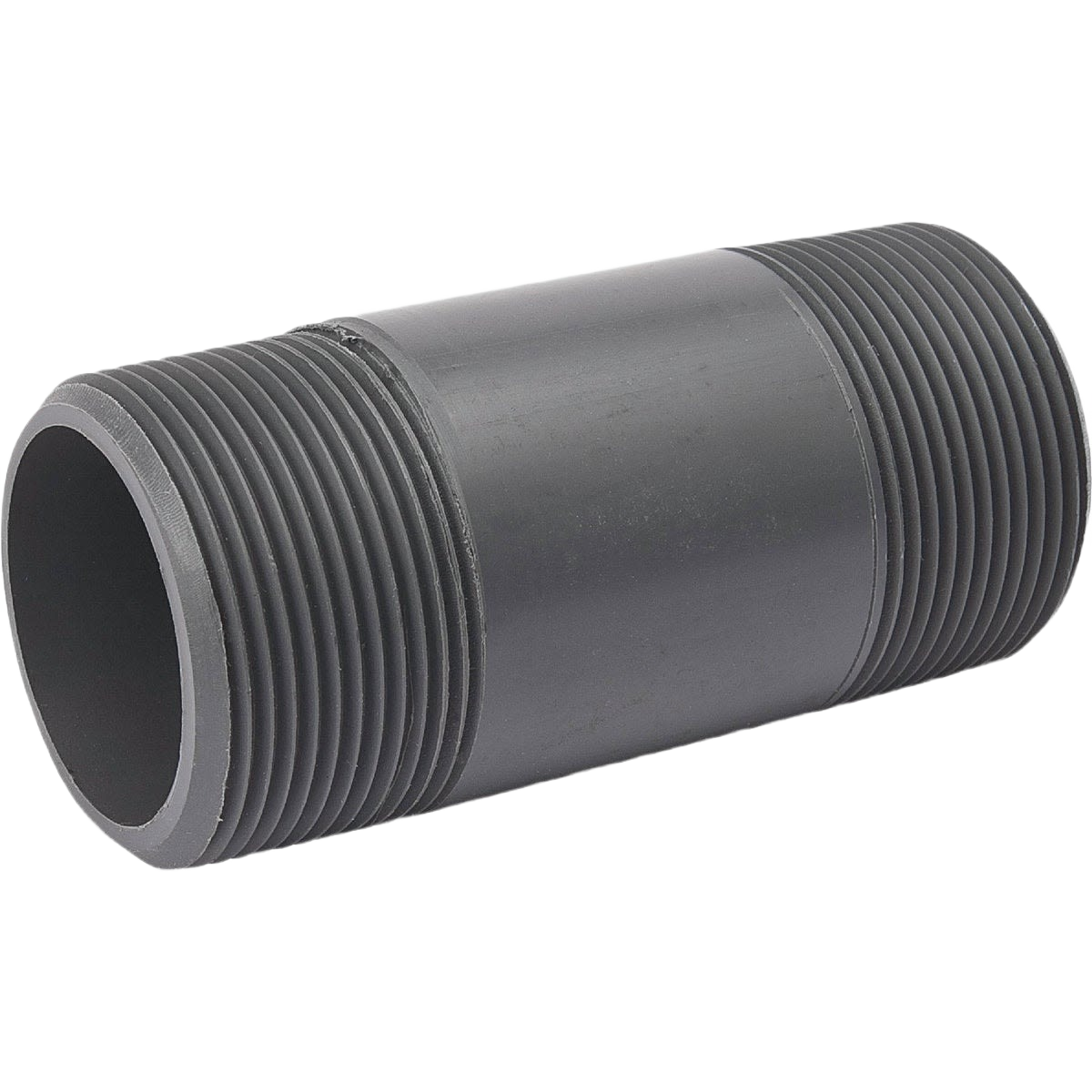 2-inch by 4-inch Schedule 80 PVC pipe nipple with threaded ends for plumbing and Pipes & Fittings collections under $50