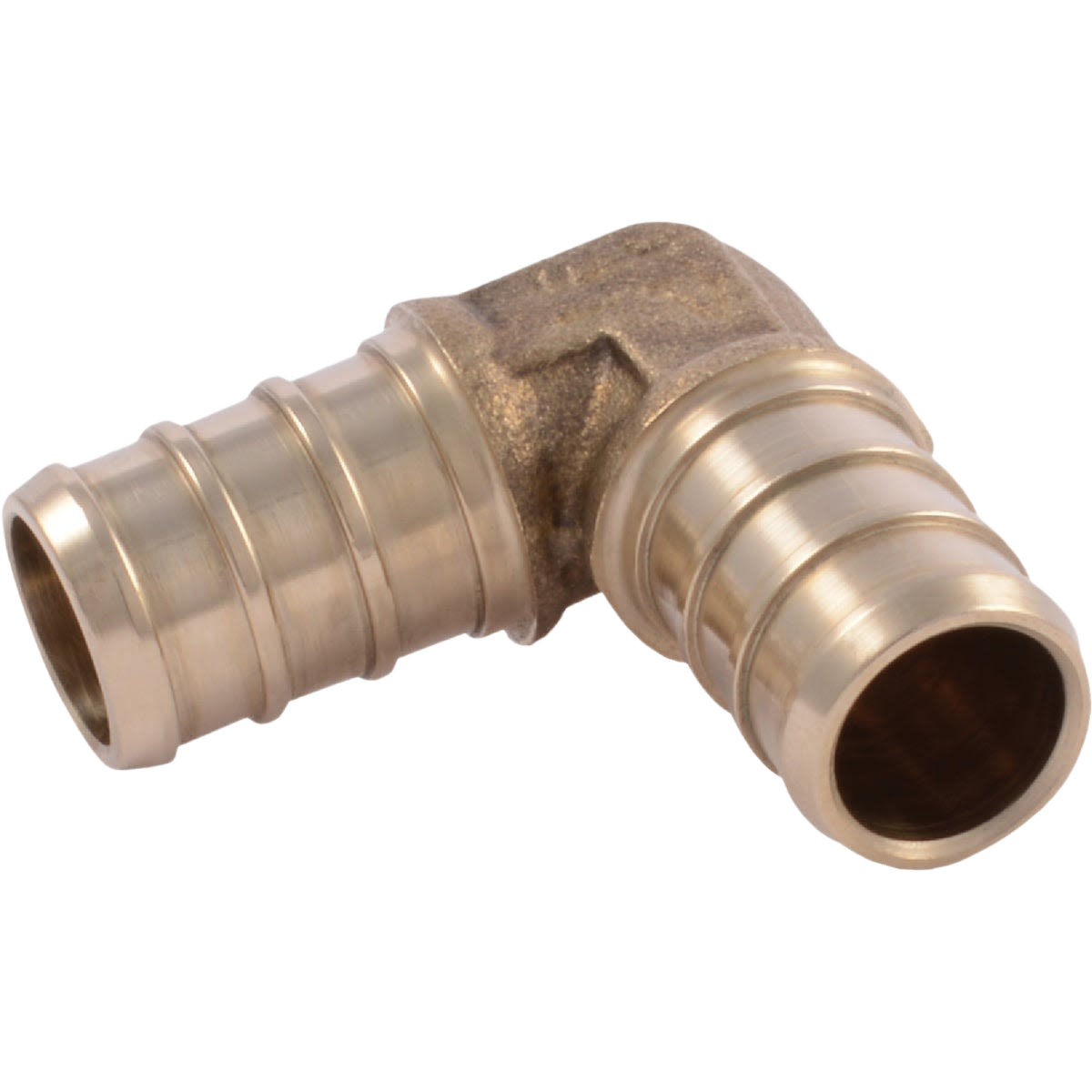 Brass 90-degree barb elbow fitting for PEX tubing in plumbing and pipes & fittings collections under $50