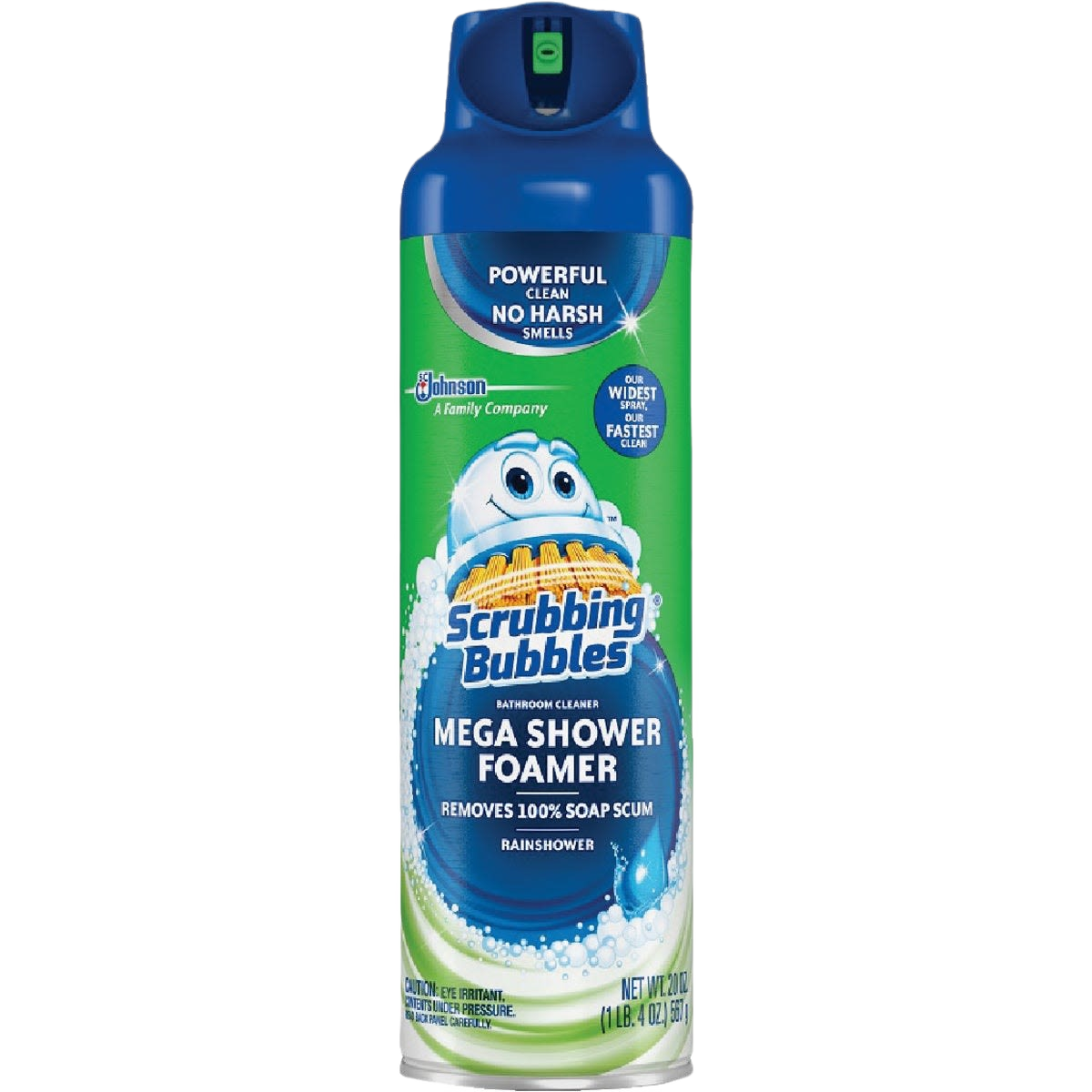 Cleaning spray foam for showers and tubs with wide coverage, effective soap scum remover under $50 in cleaning supplies
