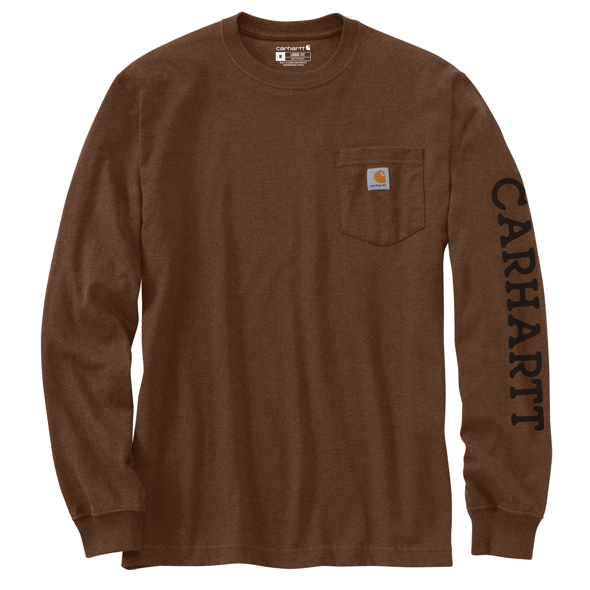 Carhartt Men's Irvine Relaxed Duck Badge Long Sleeve T-Shirt