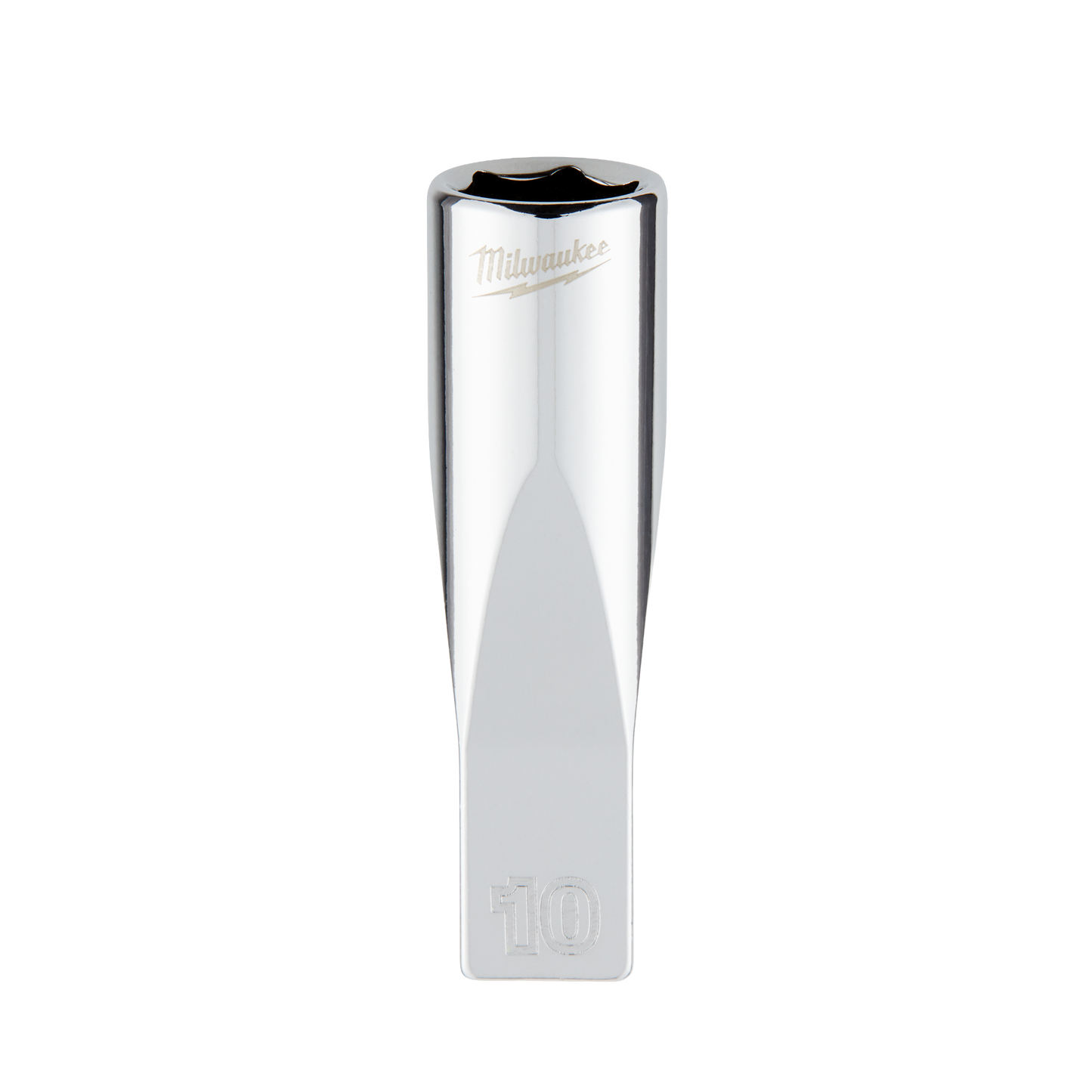 Milwaukee 1/4" Drive 10mm Metric Deep Socket with FOUR FLAT™ Sides