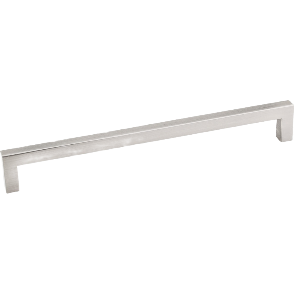 Satin nickel square cabinet pull with modern design for furniture accessories in hardware and home improvement collections under $50