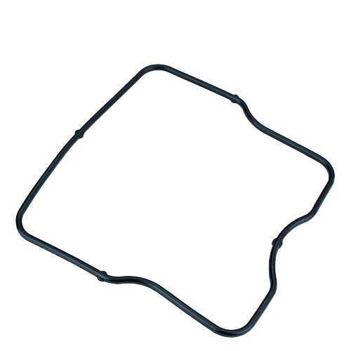 Black engine cylinder head gasket designed for reliable sealing in John Deere parts and lubricants collections under $50