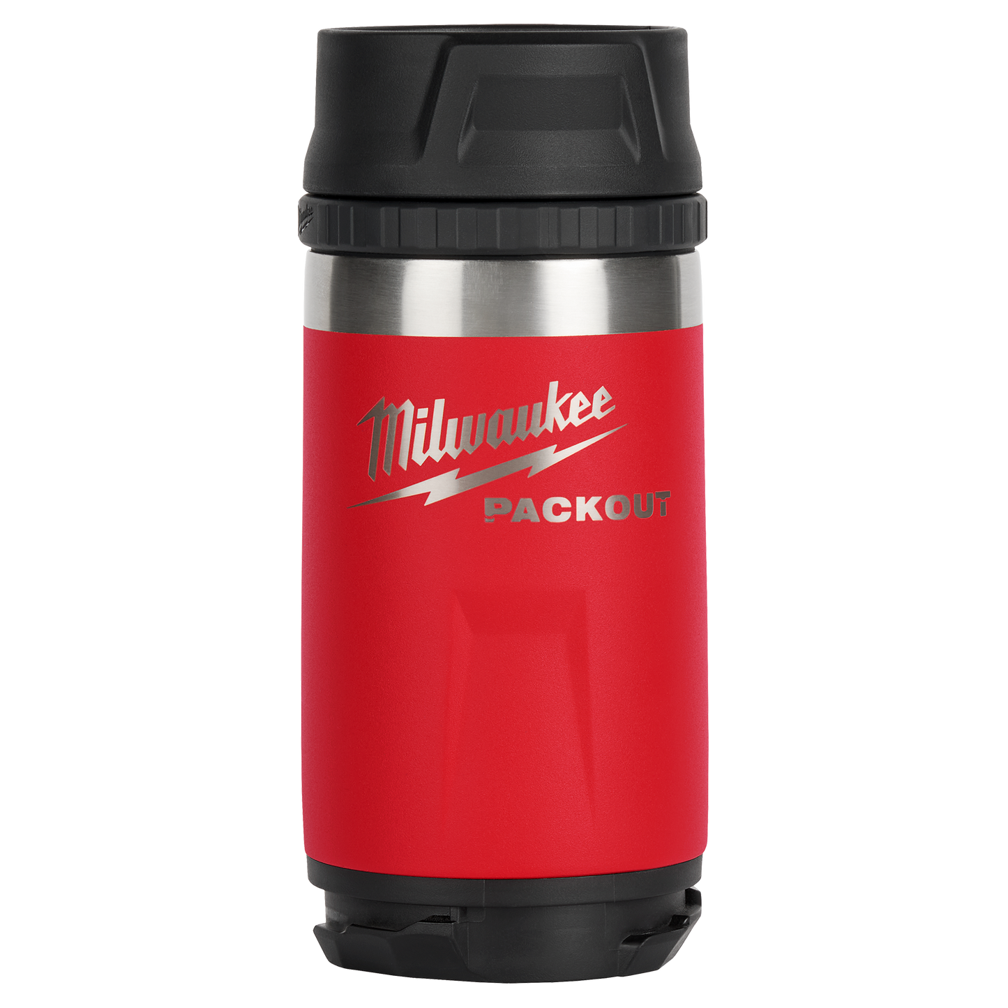 Milwaukee PACKOUT™ 12oz Red Insulated Bottle with Sip Lid