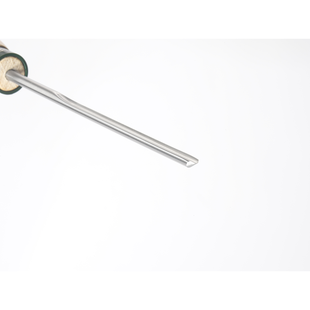 Woodturning spindle gouge with polished steel blade and natural beech handle in Woodworking Tools and Under $50 collections