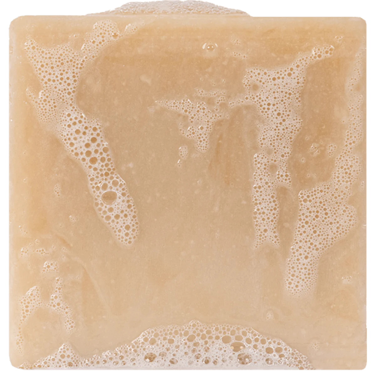 Foamy natural soap bar in warm brown tones, part of men's grooming and health & beauty collections under $25