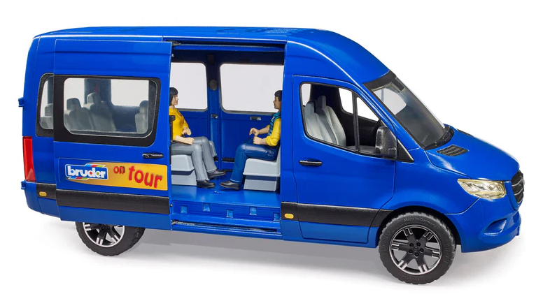 Bruder 02670 Mercedes-Benz Sprinter Transfer Van with Driver and Passenger