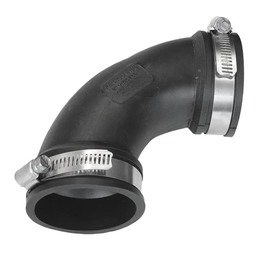 Fernco Flexible 3 in. PVC DWV Elbow