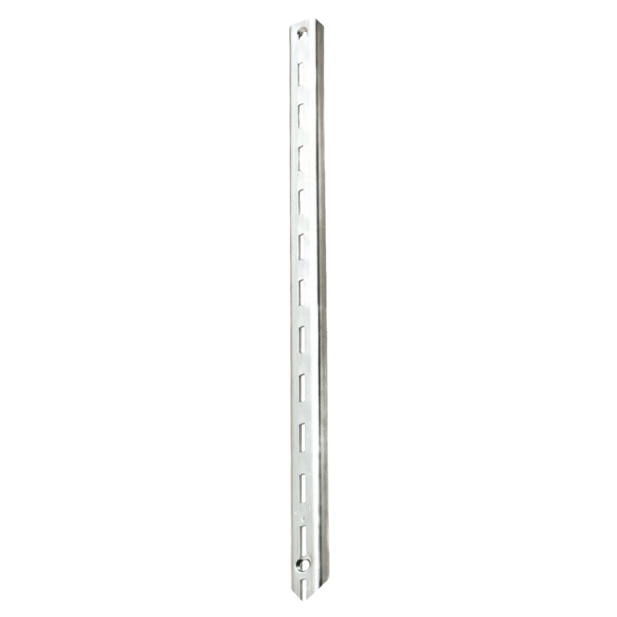Anachrome steel vertical shelving standard strip with multiple slots for adjustable shelving in storage organization.