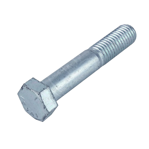 Hex head cap screw in metal finish, suitable for John Deere parts and home improvement hardware collections
