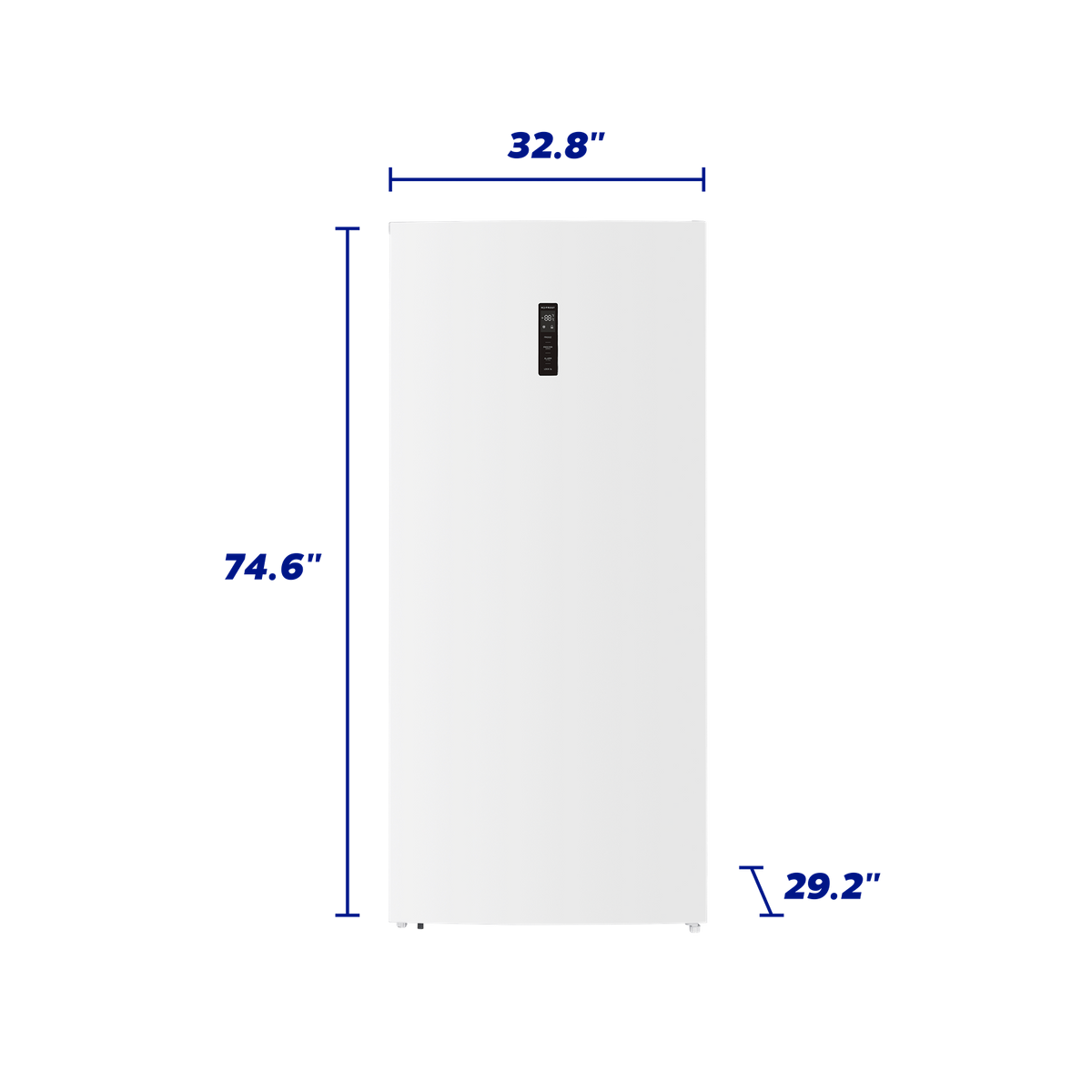 Element Electronics 21.2 cu. ft. Upright Convertible Freezer/Refrigerator - White, ENERGY STAR (EHUF21CECW)