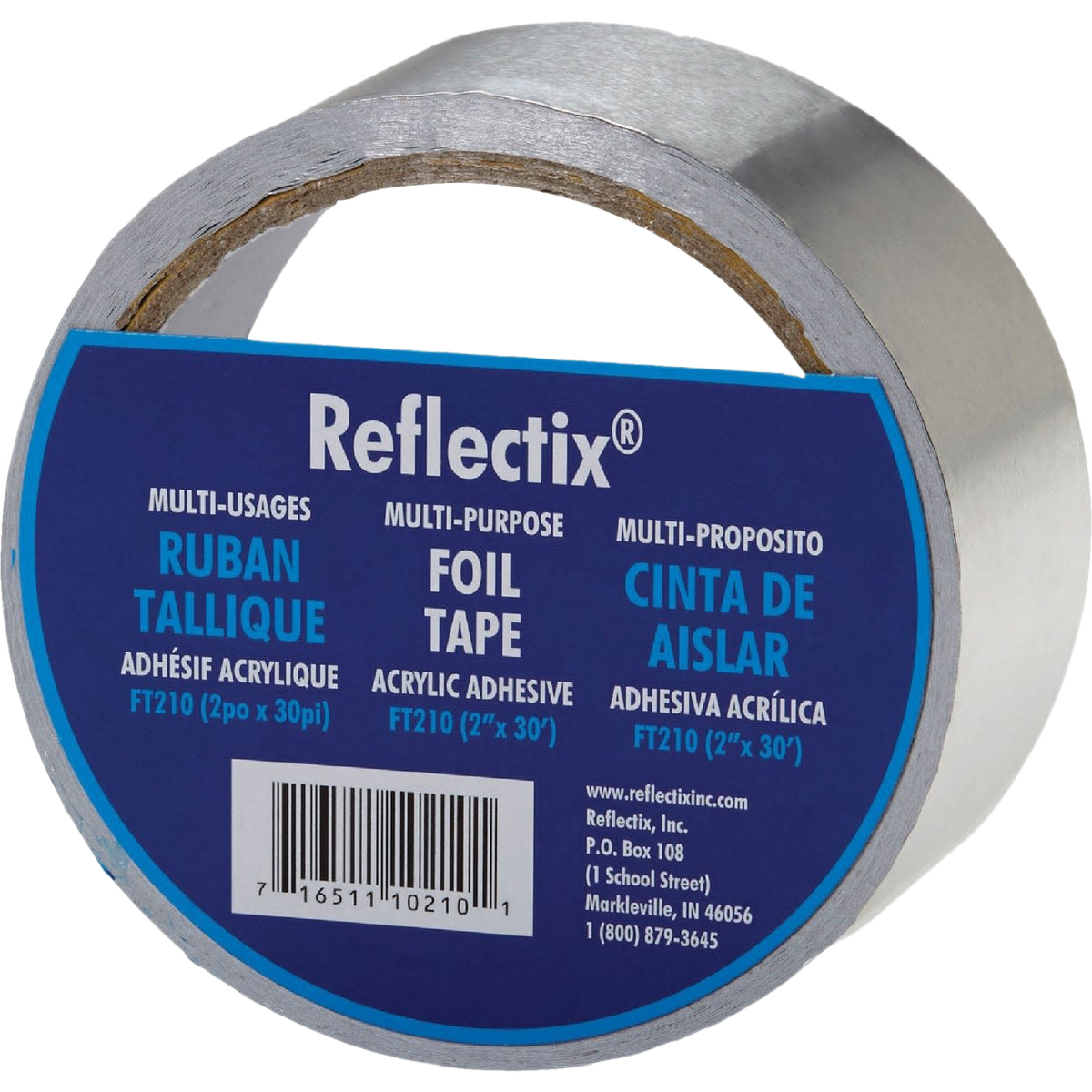 Roll of reflective foil tape with acrylic adhesive for plumbing and home improvement applications under $50