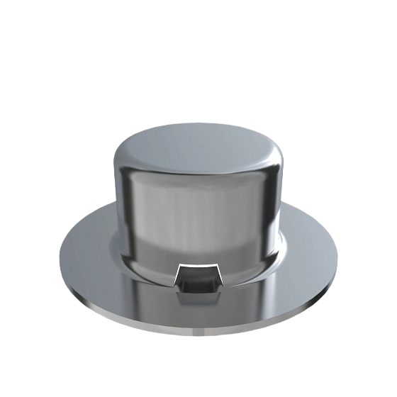 John Deere N194792 1/4" Cap Nut 5-Pack