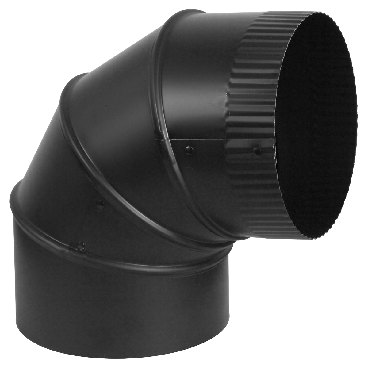 Black 24 gauge adjustable 6-inch elbow pipe fitting for plumbing and home improvement under $50 collection