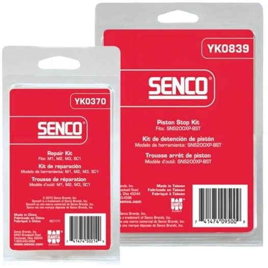 Senco firing system kit parts in red and white packages for tools maintenance in parts and lubricants under 100 collections
