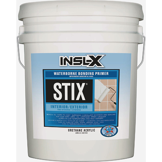 5-gallon bucket of waterborne bonding primer for interior and exterior use in paint and supplies collection