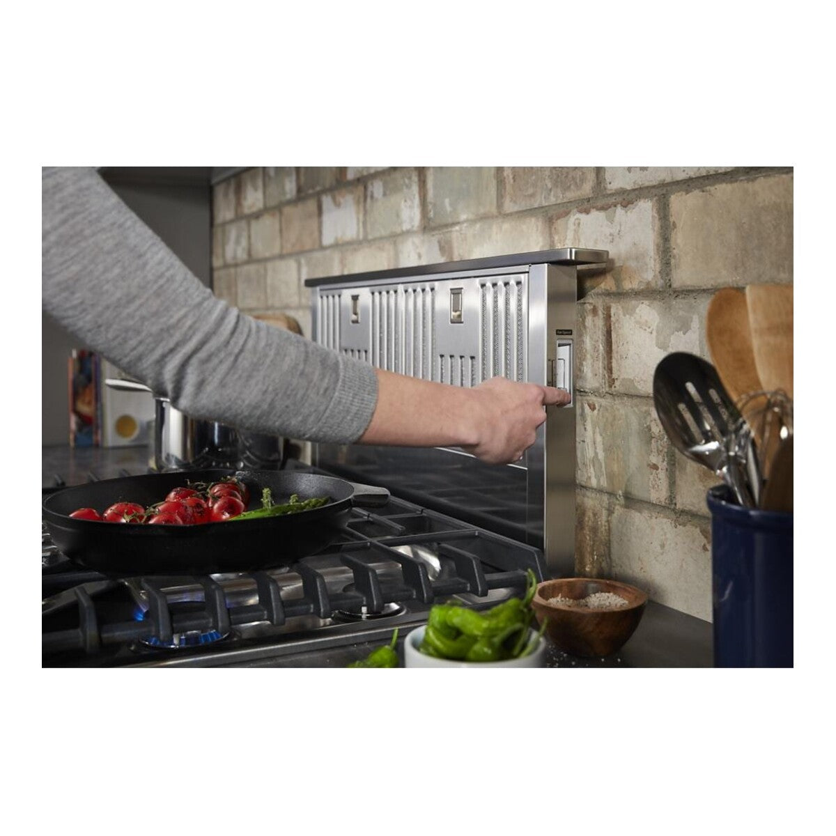 30" Retractable Downdraft Ventilation System