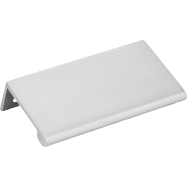Brushed chrome 60mm tab pull for cabinets, modern design in furniture accessories and hardware under $50 collection