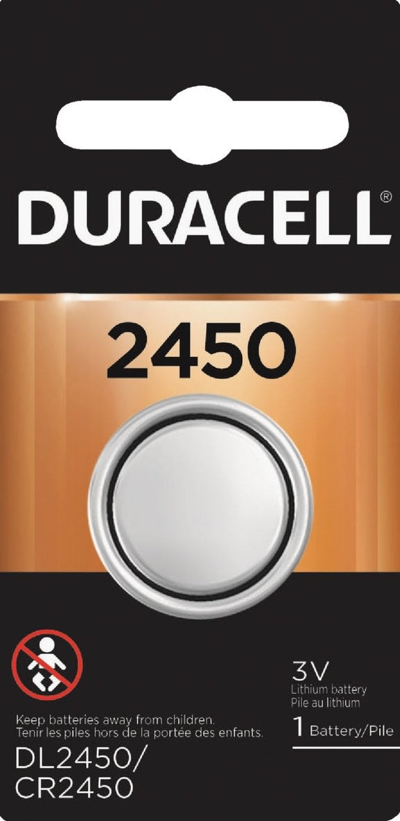 Single Duracell 2450 lithium coin cell battery pack in household items and batteries under $50 collection