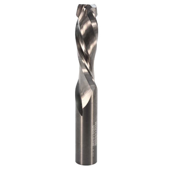 Spiral up/down router bit with 1/2 inch shank, ideal for precision woodworking in drill bits and tool accessories collections